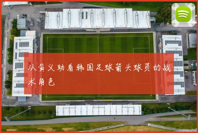 从黄义助看韩国足球箭头球员的战术角色